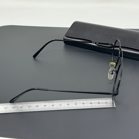 Rare Vintage 1980s OLIVER PEOPLES  Round Sunglasses eyeglasses OP-46 MBK Japan - Picture 12 of 16